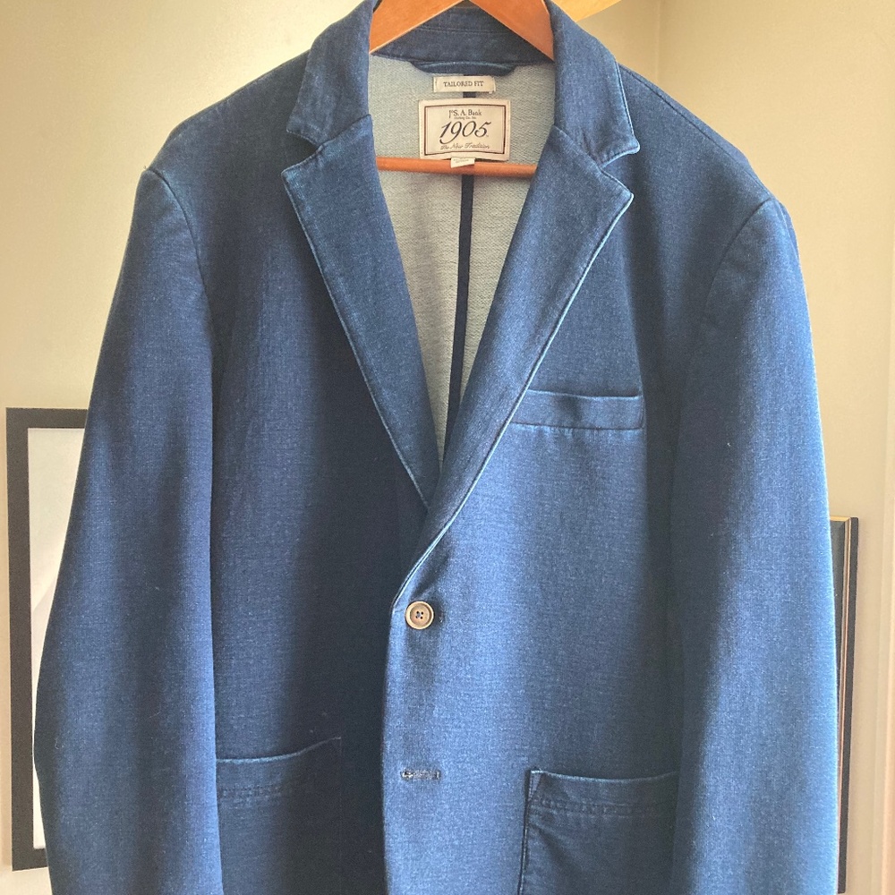 JOS. A. BANK 1905 COLLECTION TAILORED FIT CASUAL BLAZER - SIZE XL